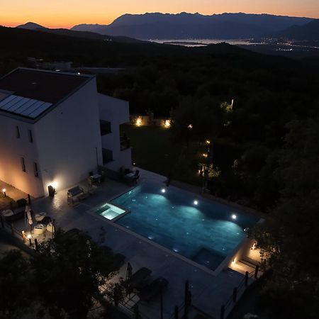 Villa Principium With Infinity Edge Pool&Hot Tub Kotor Zewnętrze zdjęcie